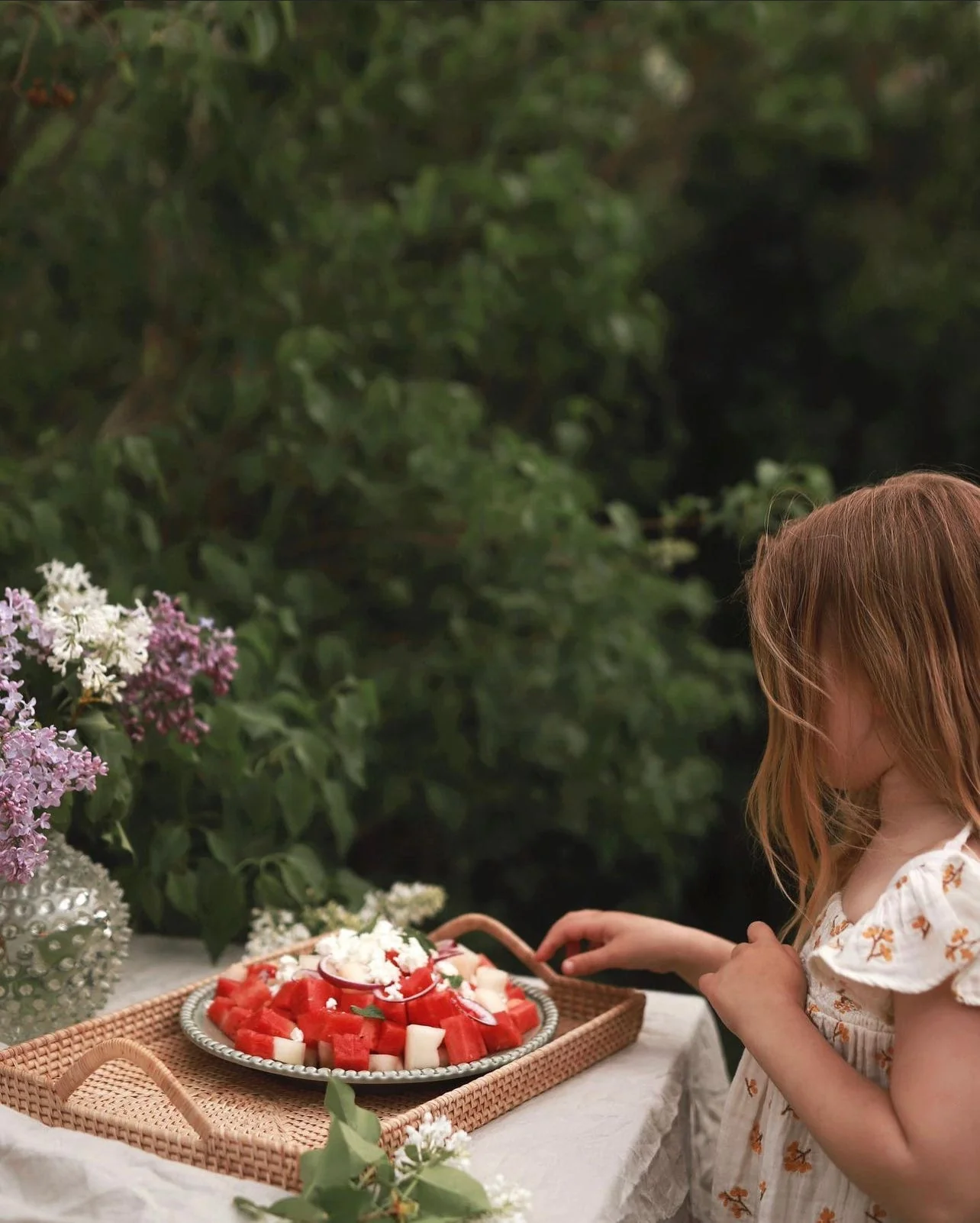 La Petit Lapin Haven | Organic Muslin Flare Dress | Ecru - Image 12