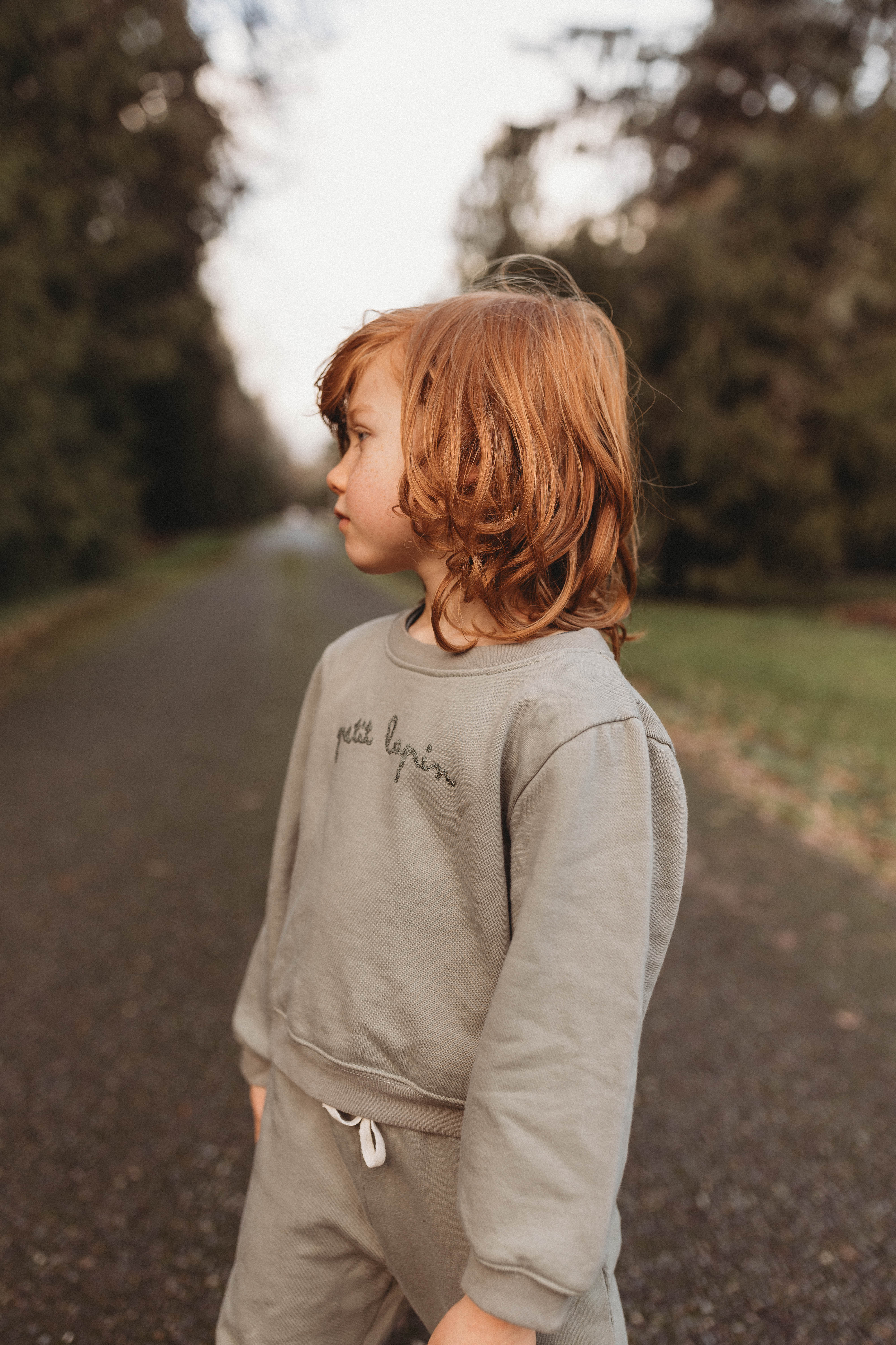 La Petit Lapin Finley | Cotton Fleece Sweatsuit Set | Petit Lapin | Mulled Basil - Image 13