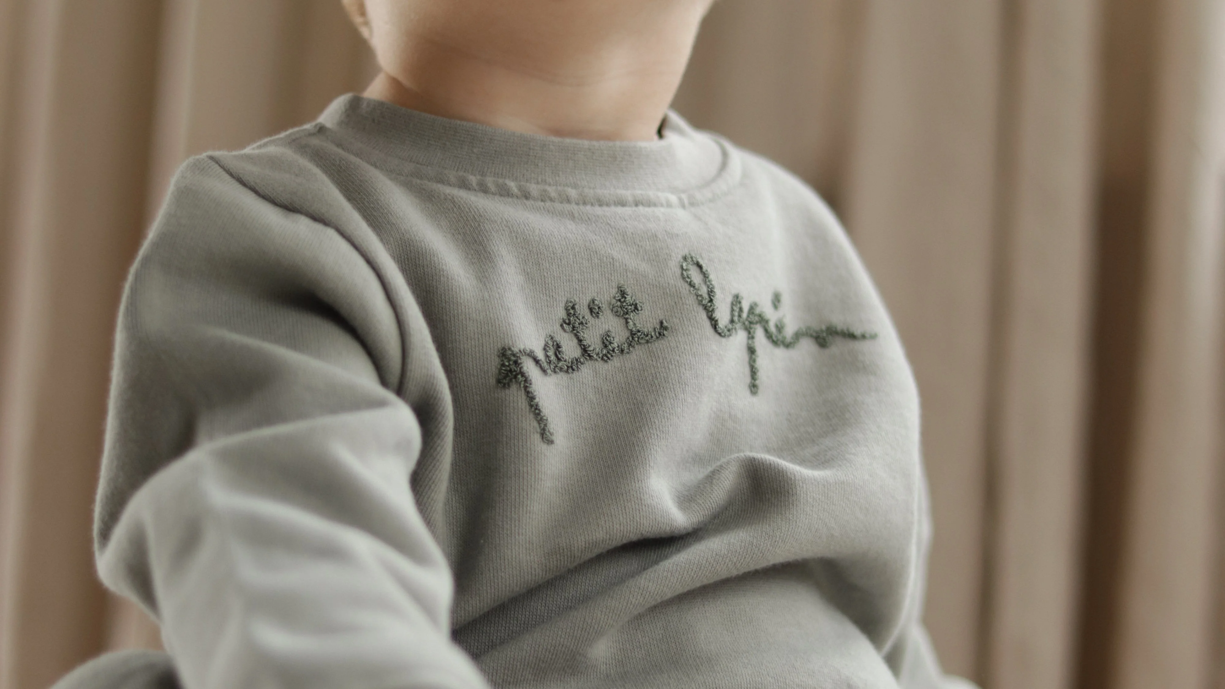 La Petit Lapin Finley | Cotton Fleece Sweatsuit Set | Petit Lapin | Mulled Basil - Image 2