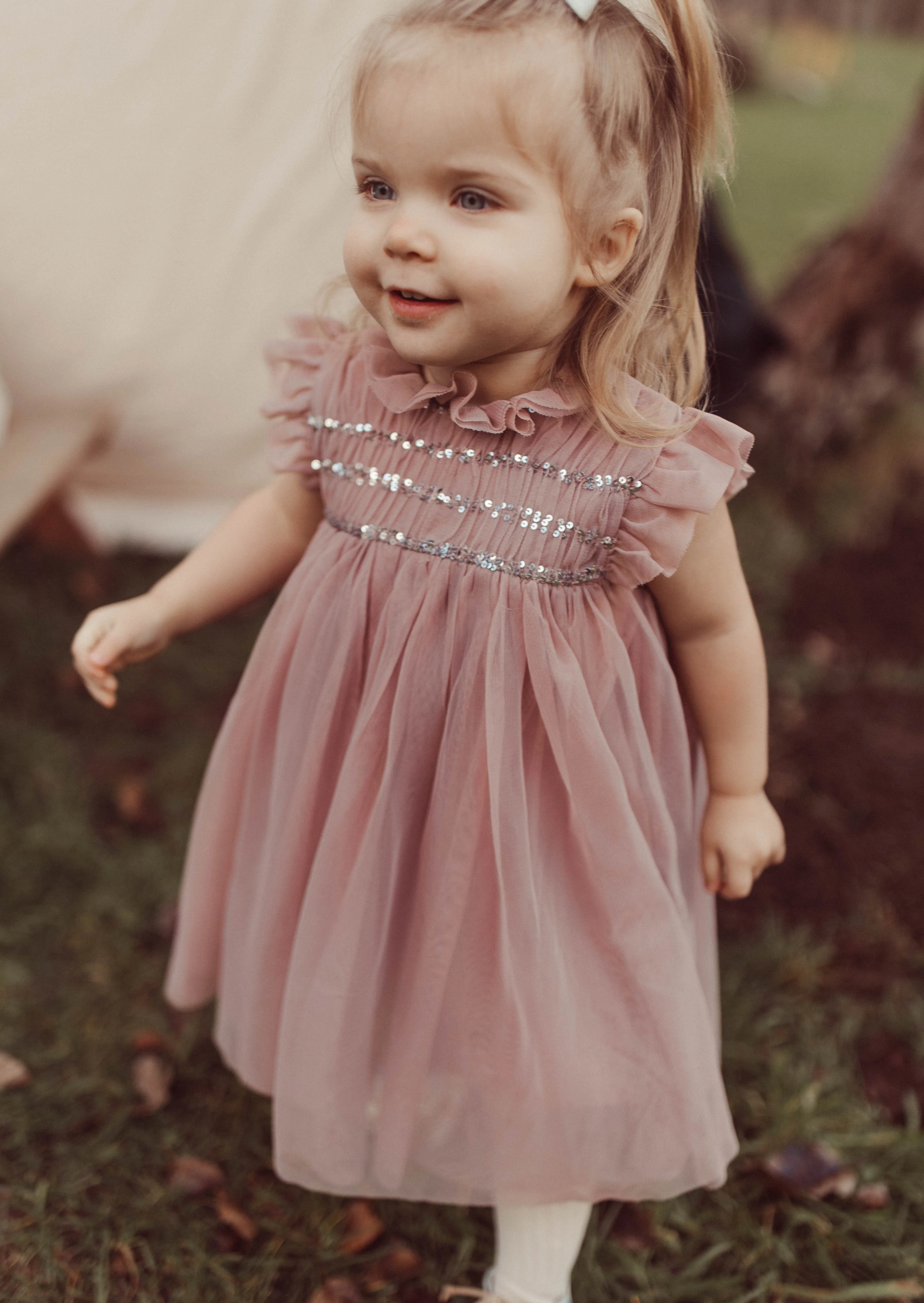 Le Petit Lapin Scarlett | Cotton Tulle Dress | Tosca - Image 12