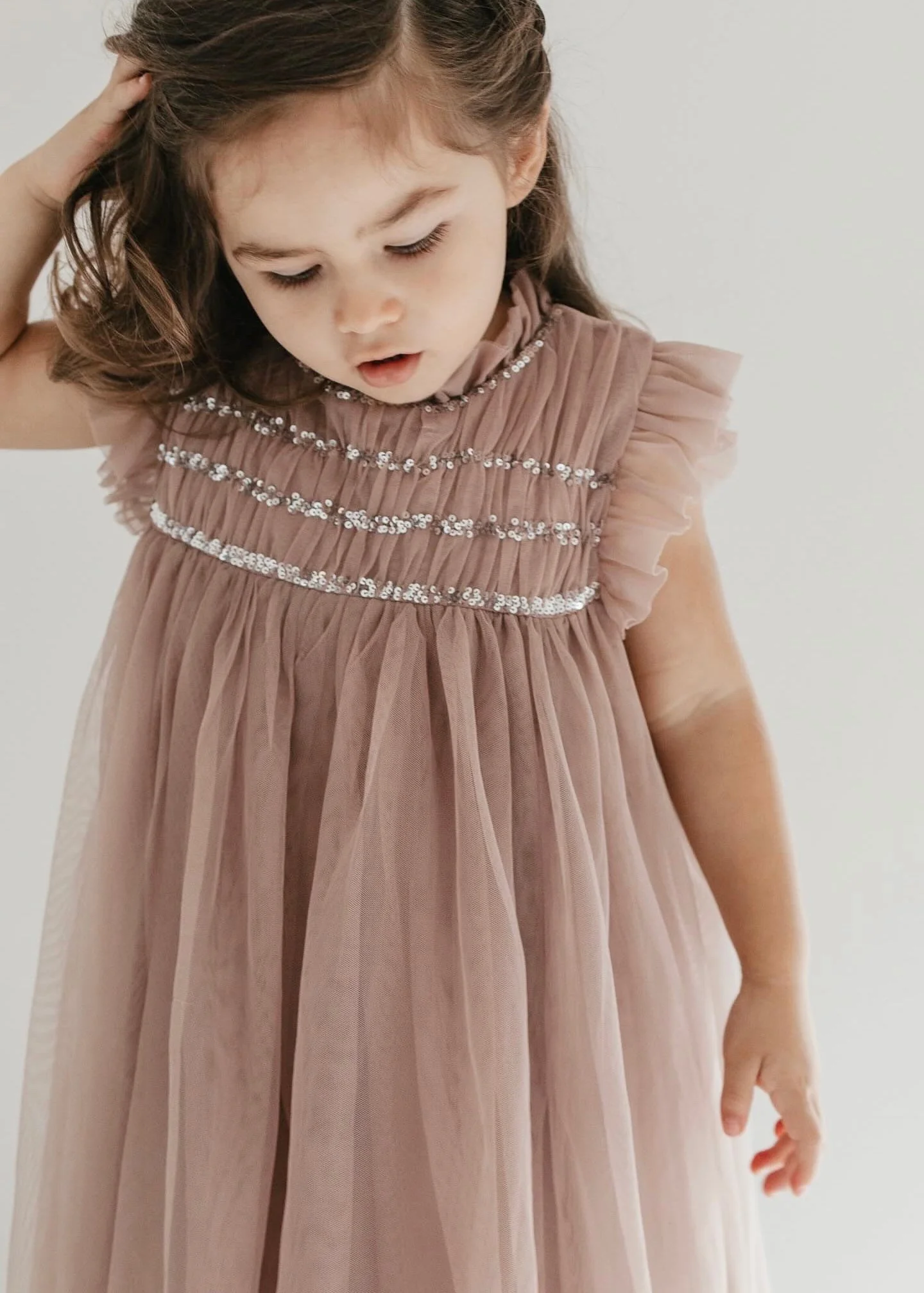 Le Petit Lapin Scarlett | Cotton Tulle Dress | Tosca - Image 5