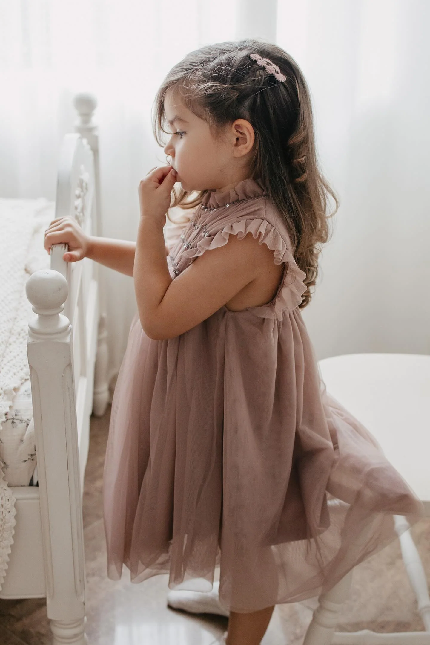 Le Petit Lapin Scarlett | Cotton Tulle Dress | Tosca - Image 7