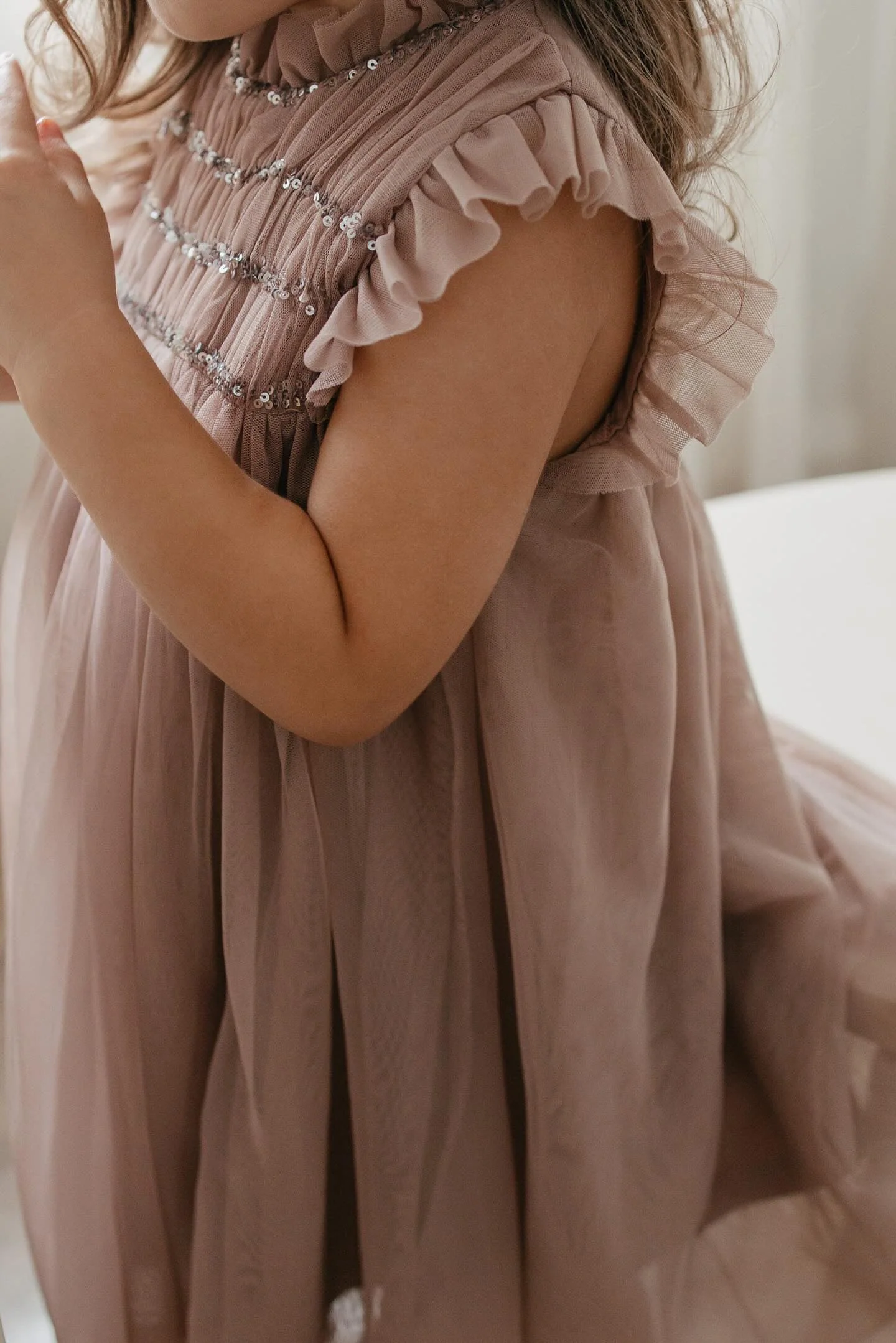 Le Petit Lapin Scarlett | Cotton Tulle Dress | Tosca - Image 8