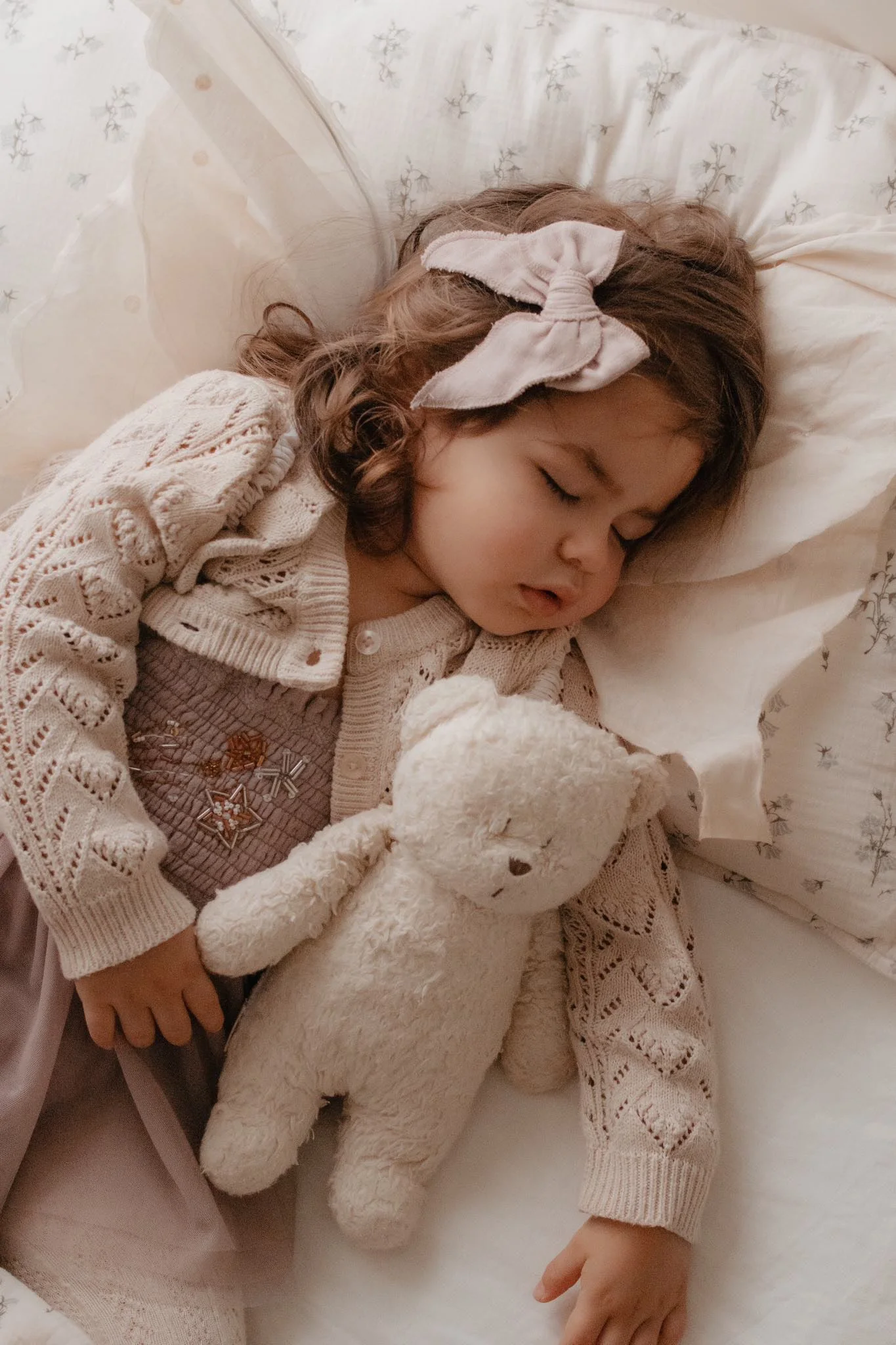 Le Petit Lapin Valentina | Organic Muslin Petit Etoile Tutu Romper | Lilac - Image 6