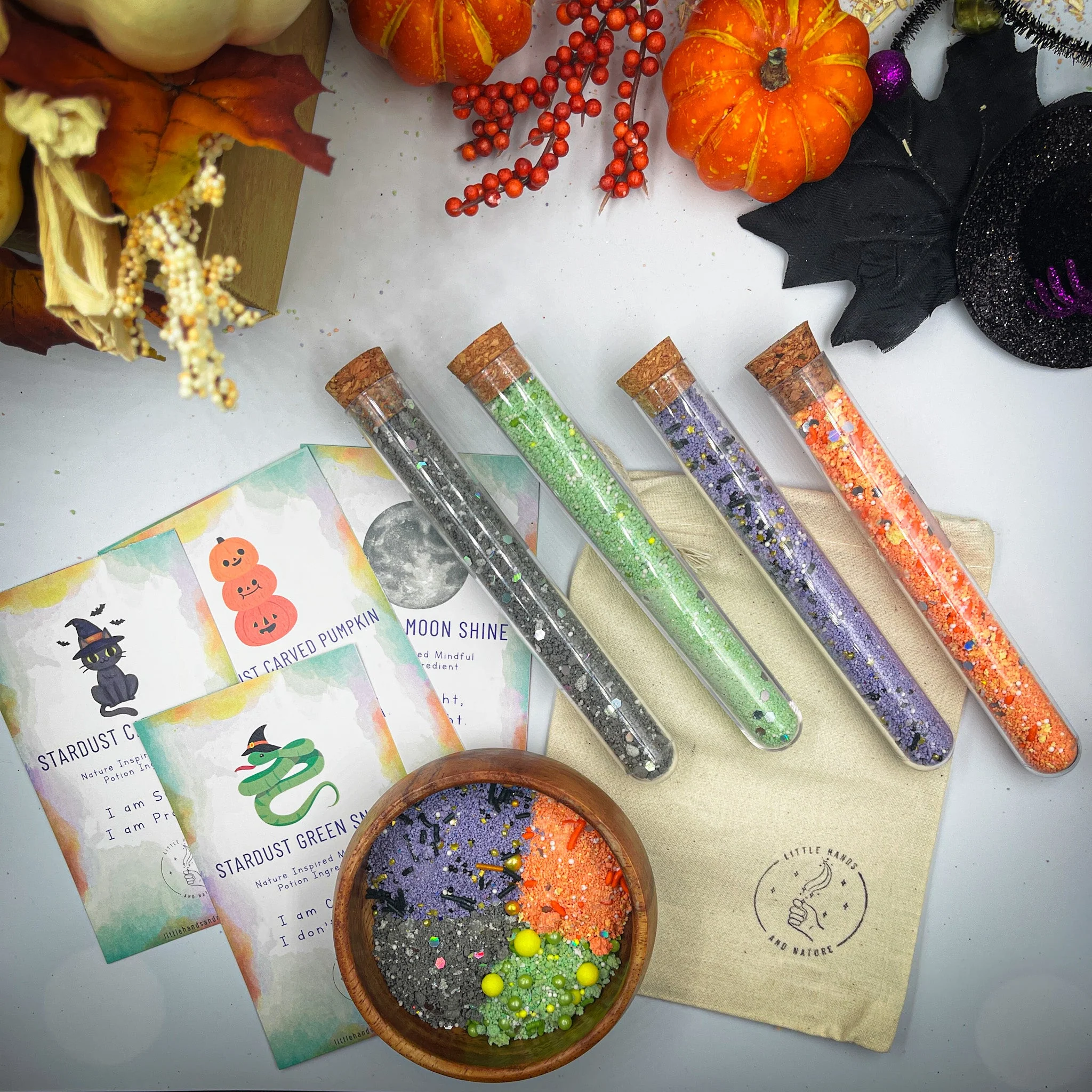 Little Hands and Nature Halloween Stardust Potion Play Kit - Image 2