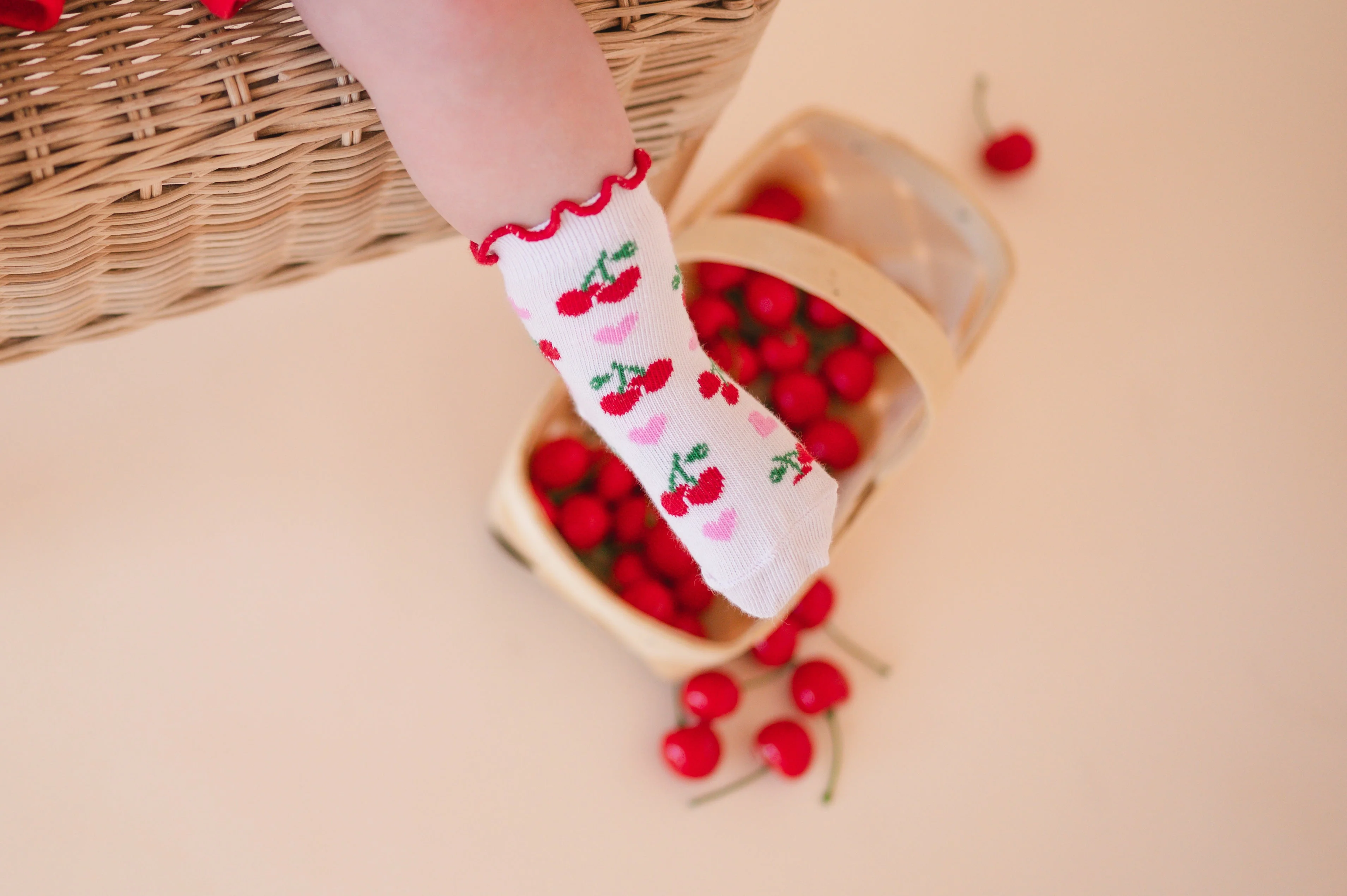 Little Millers Sweet Cherry Sock - Image 3