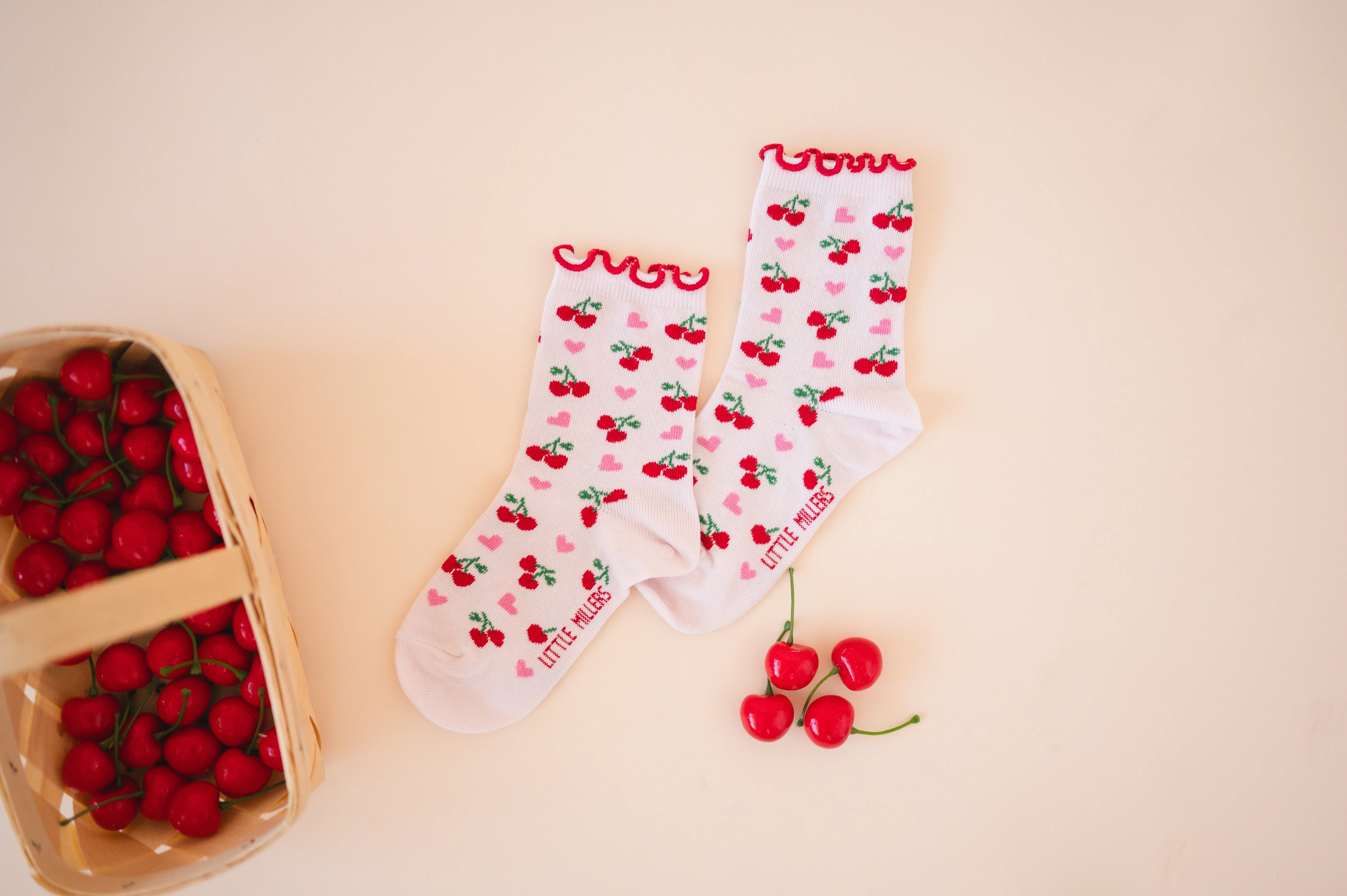Little Millers Sweet Cherry Sock - Image 4