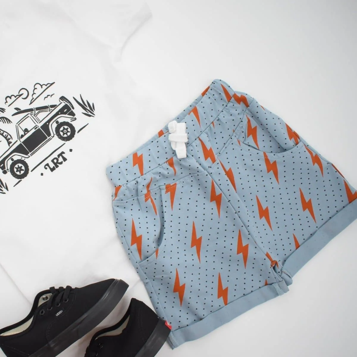 LITTLE RAD THINGS SPARK RETRO SHORTS - Image 13