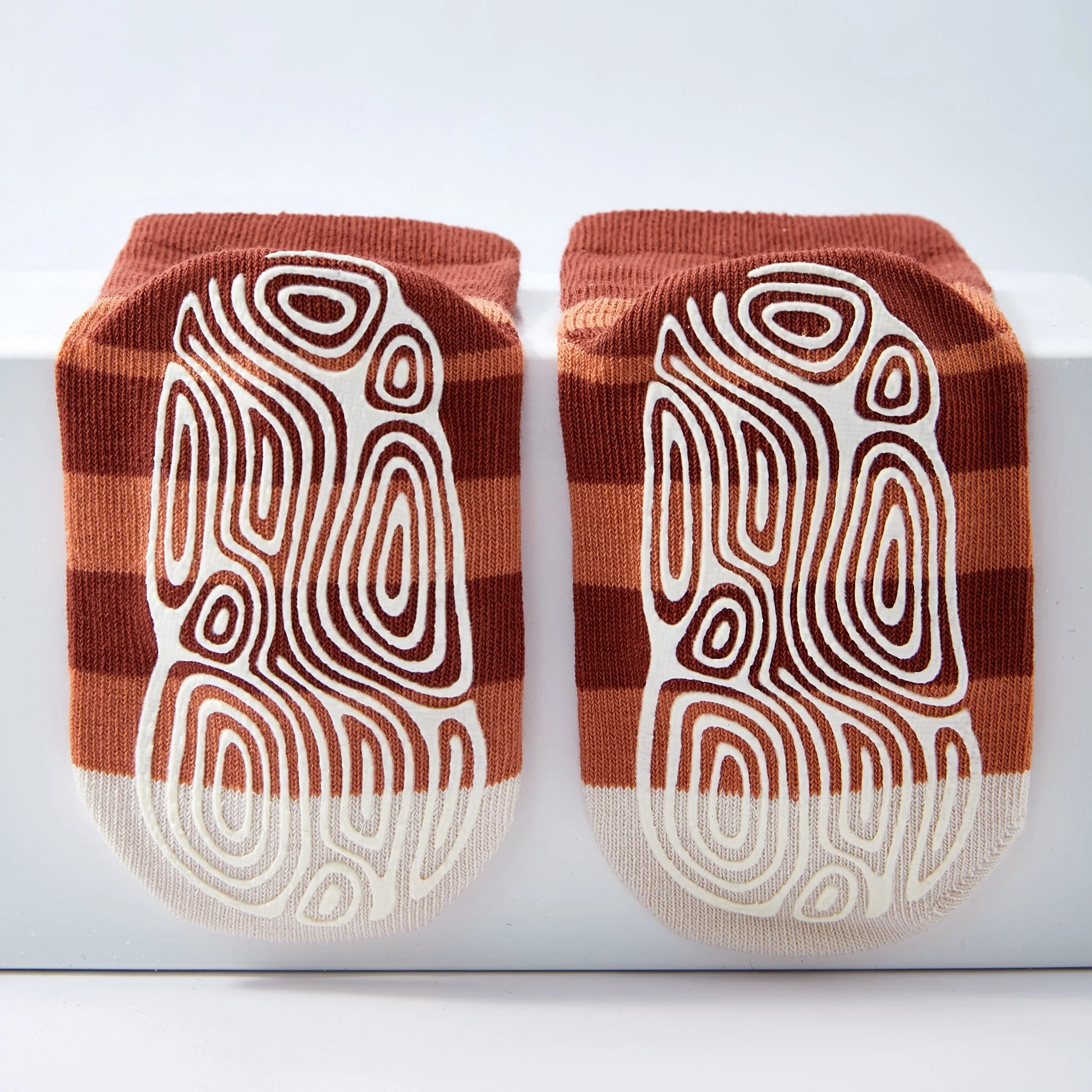 LittleYogaSocks Critter Crew II- Organic- 4 Pairs of Stay-On Baby & Toddler Non-Slip Socks - Image 6