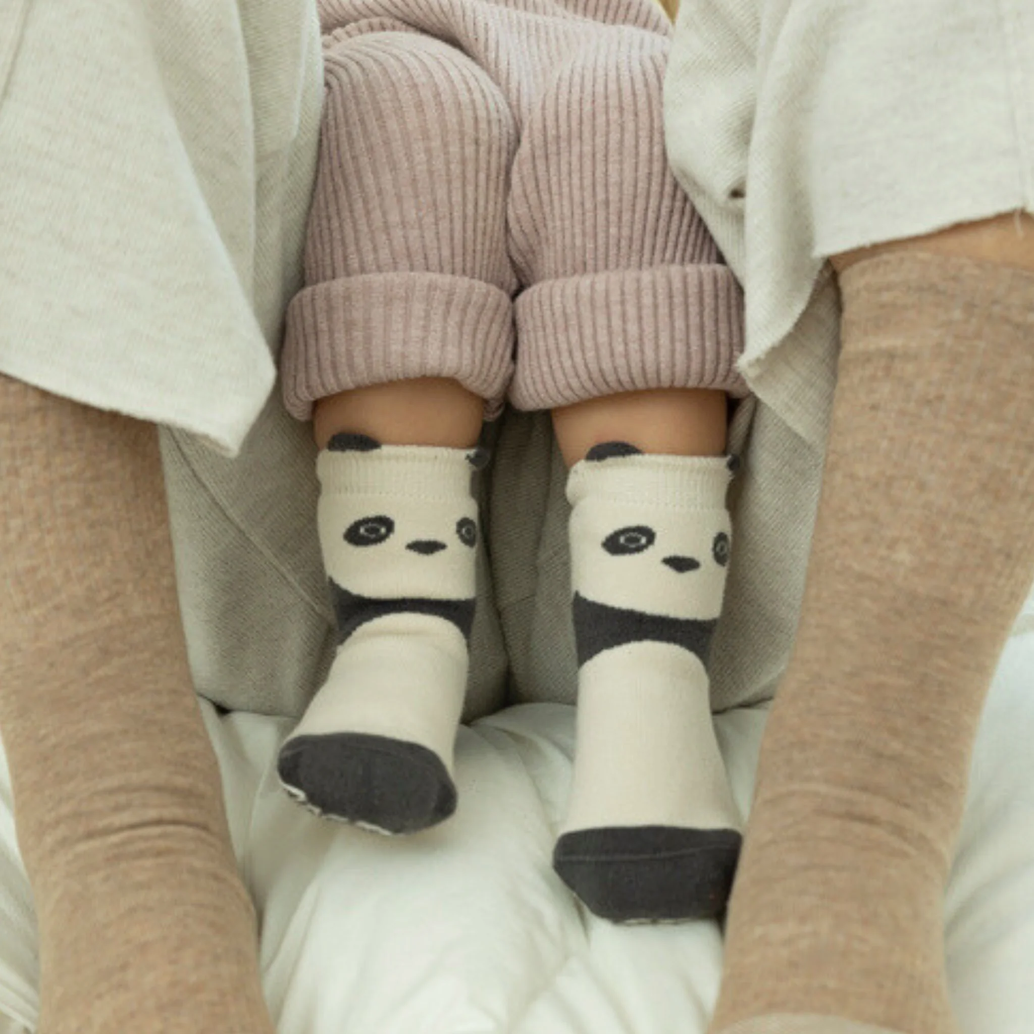 LittleYogaSocks Critter Crew II- Organic- 4 Pairs of Stay-On Baby & Toddler Non-Slip Socks - Image 8