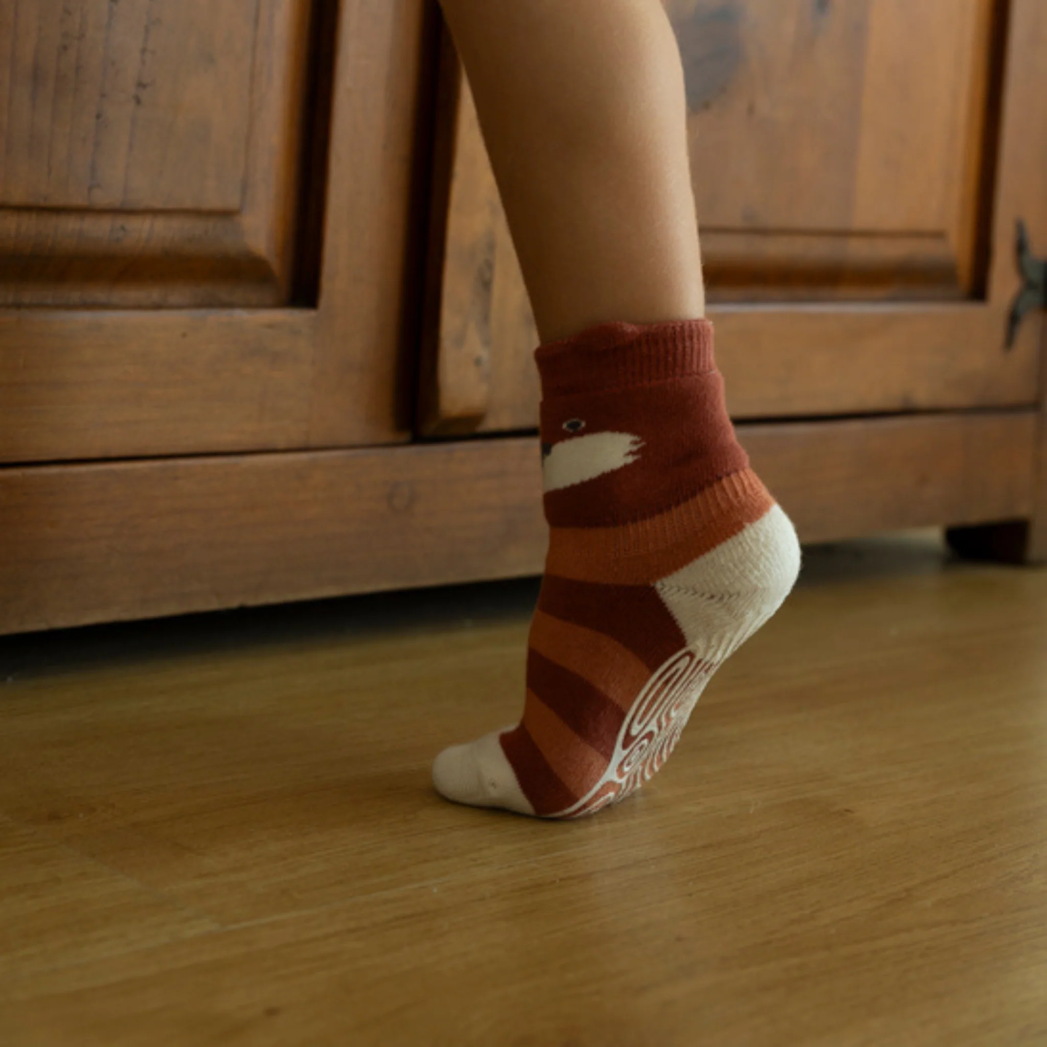 LittleYogaSocks Critter Crew II- Organic- 4 Pairs of Stay-On Baby & Toddler Non-Slip Socks - Image 9