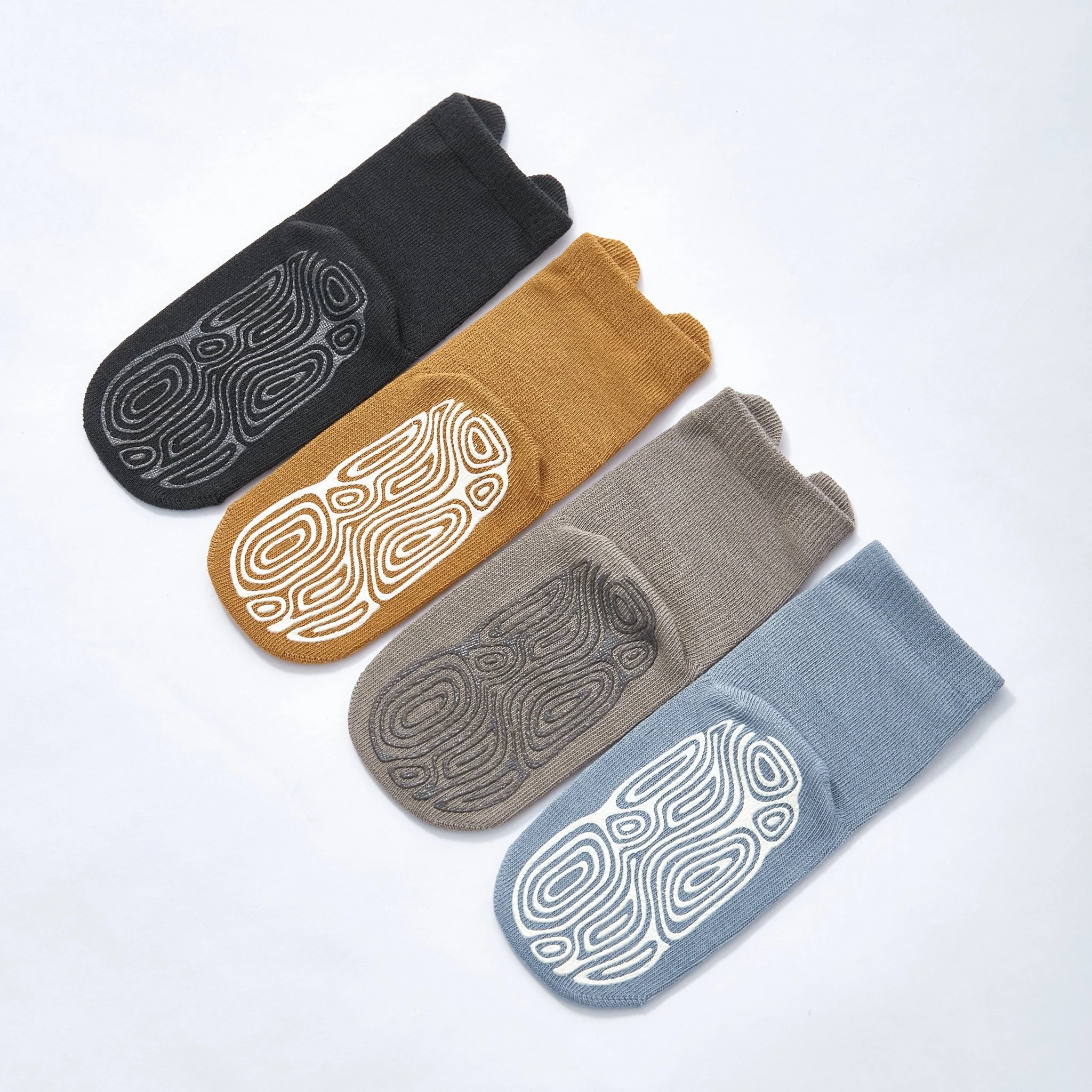 LittleYogaSocks Critter Crew- Organic- 4 Pairs of Stay-On Baby & Toddler Non-Slip Socks - Image 3