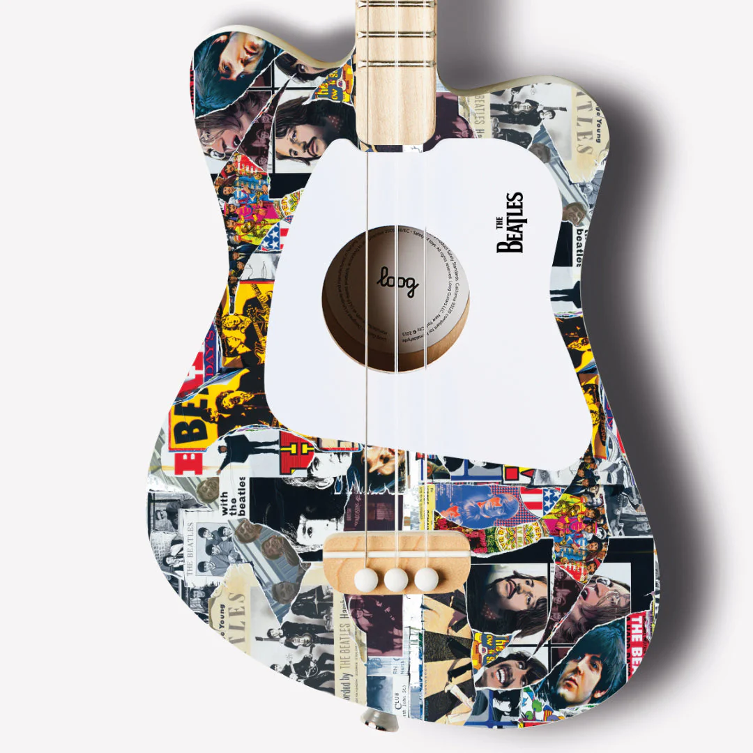 Beatles + loog mini guitar - Image 2
