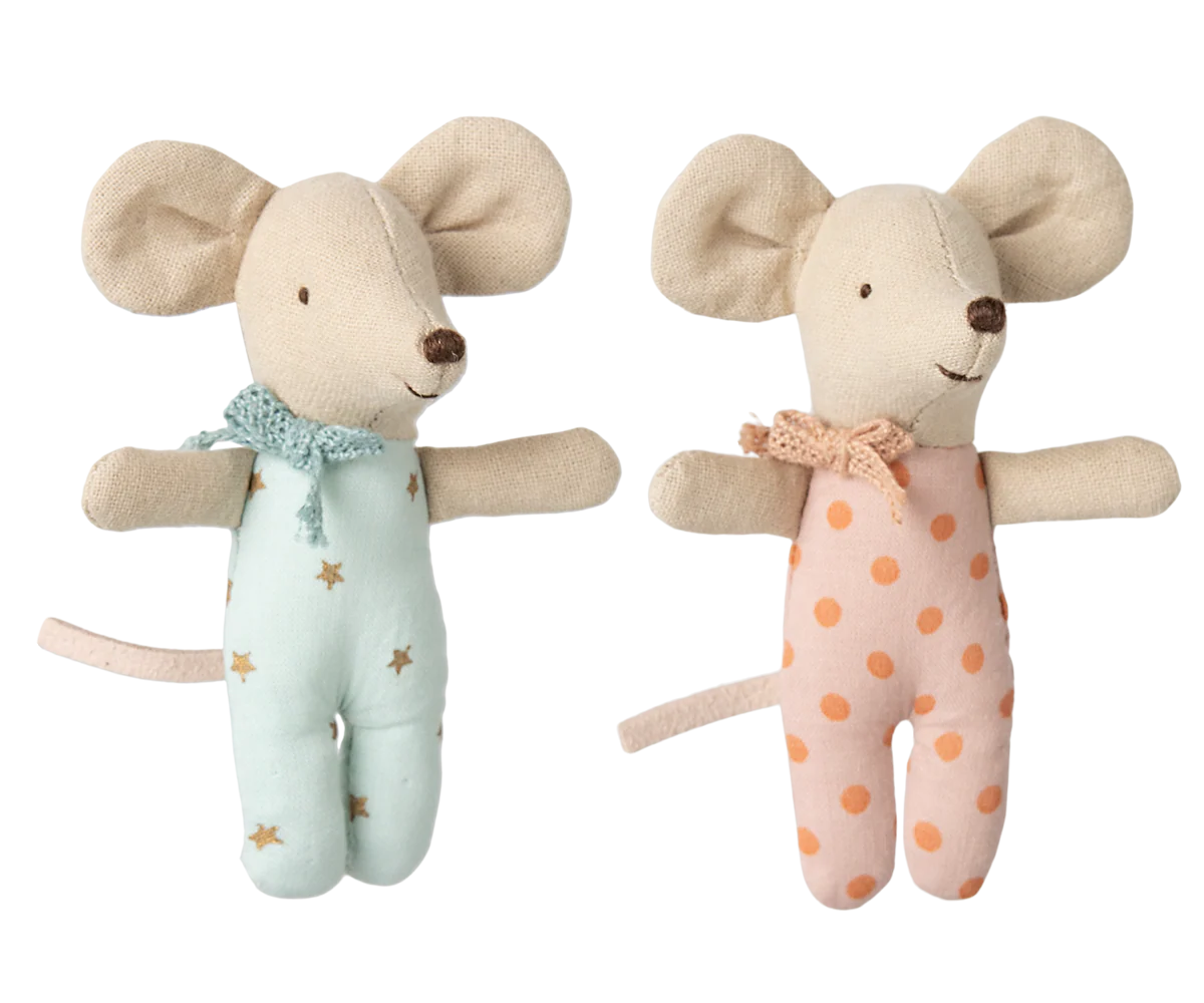 Maileg Twins, Baby mice in matchbox - Image 3