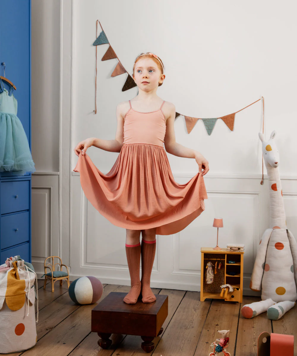 Maileg Ballerina Dress - Melon - Image 3