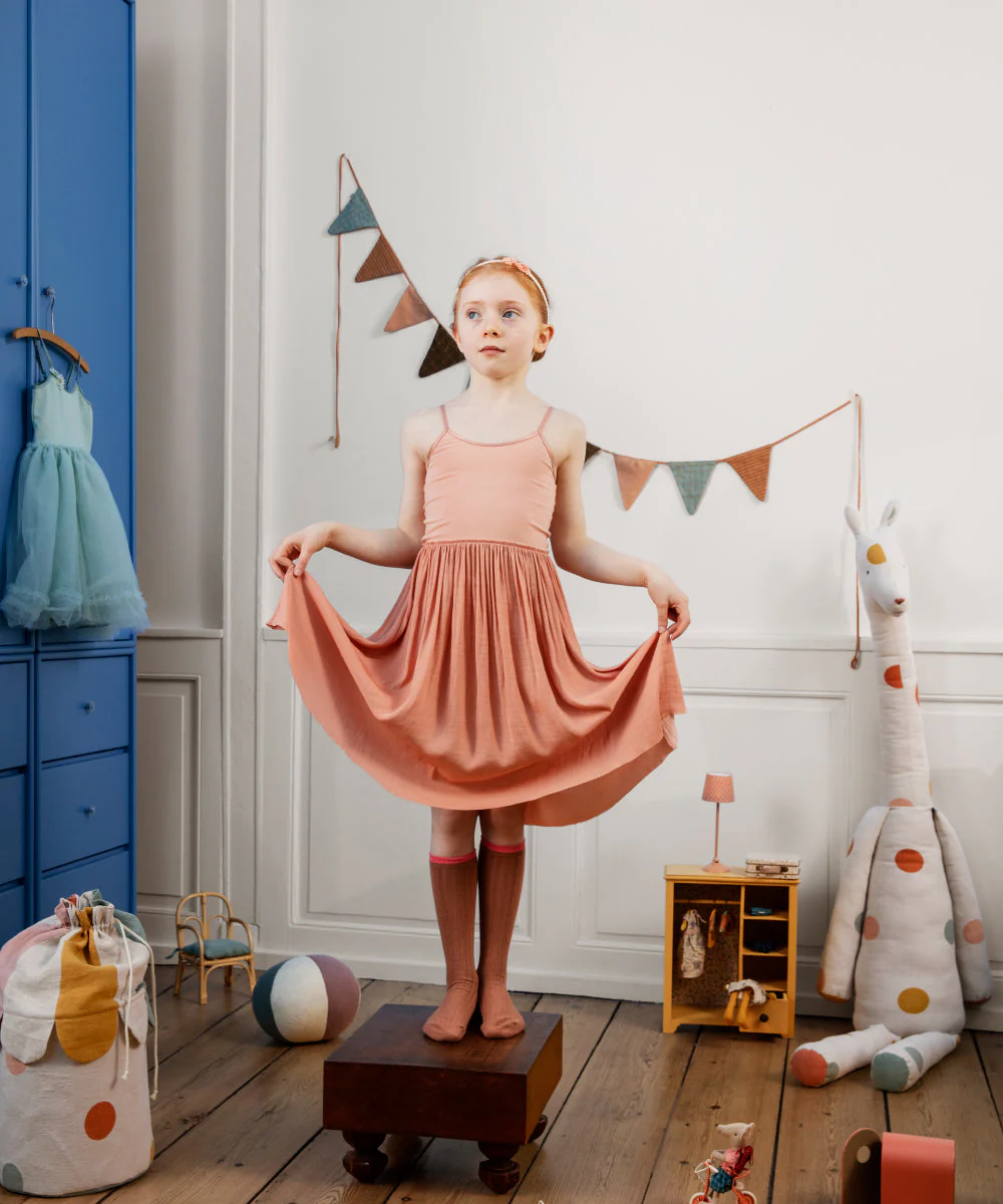 Maileg Ballerina Dress - Melon - Image 4