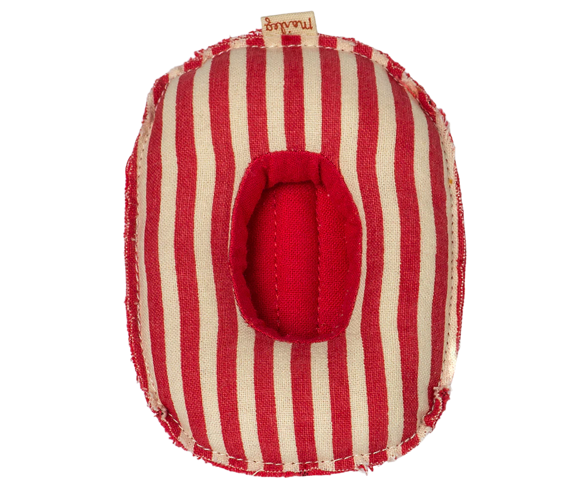 Maileg Beach Raft, Red Stripe - Image 4