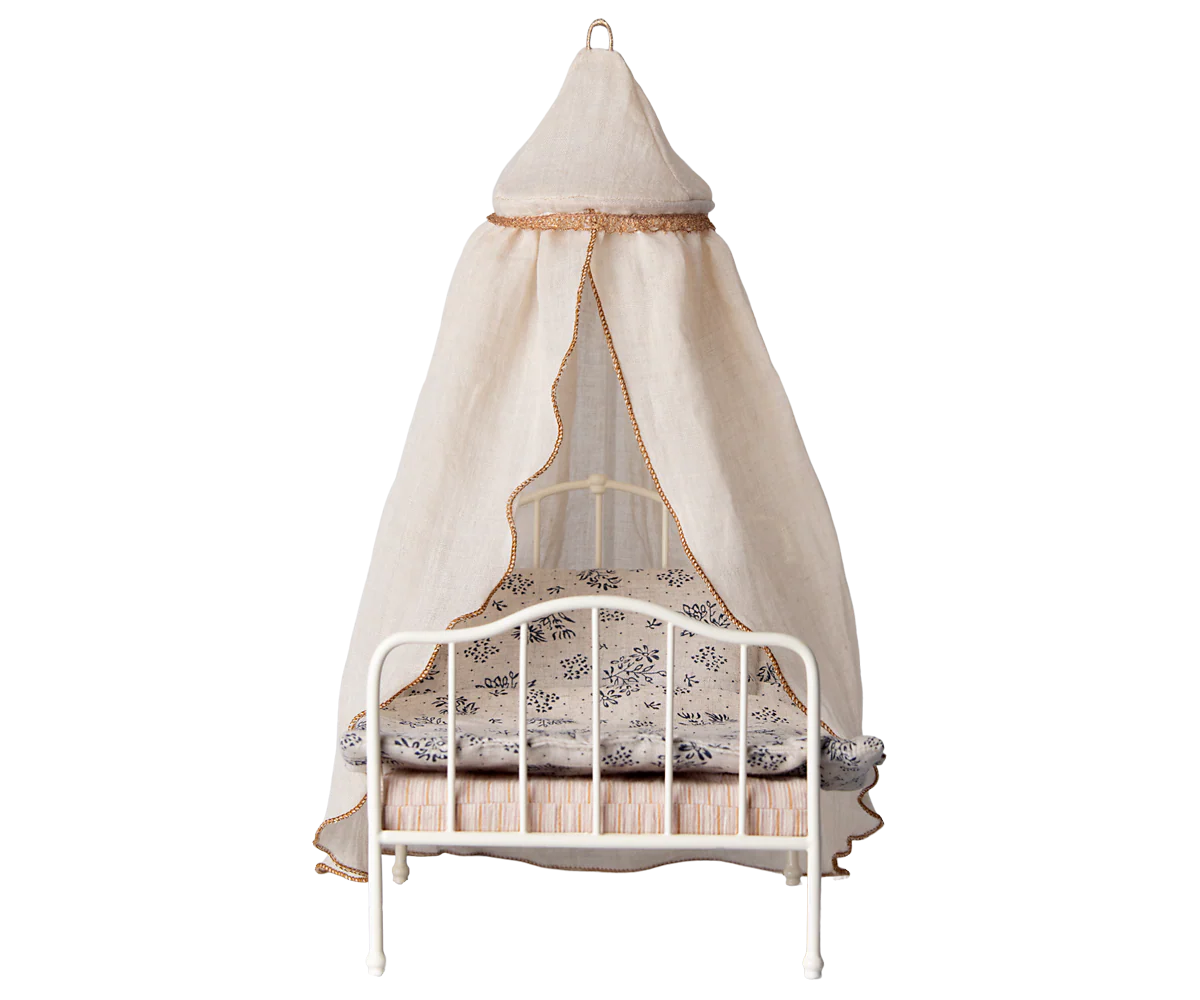 Maileg Bed Canopy, Miniature - Cream - Image 2