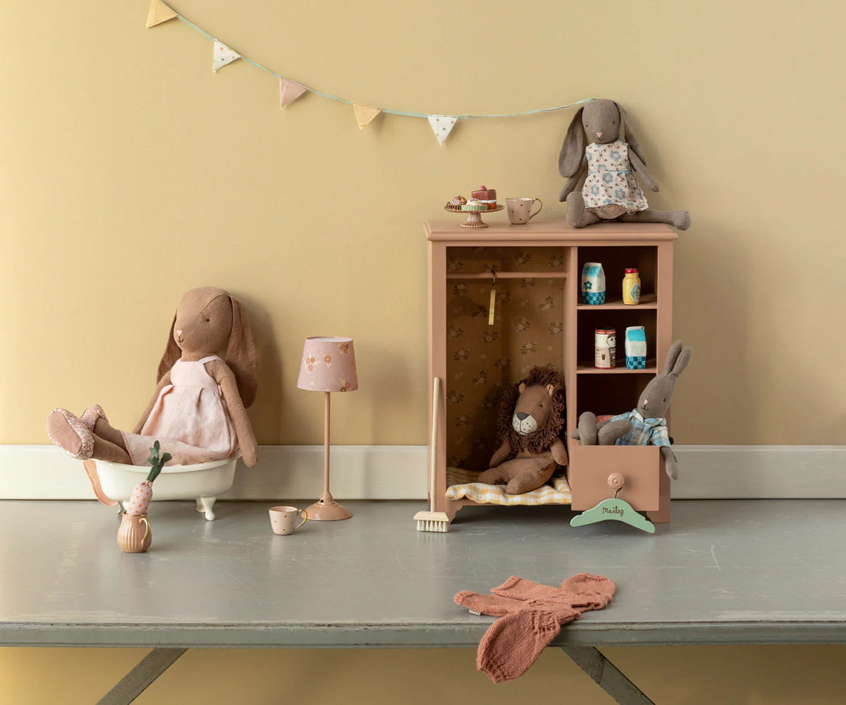 Maileg Bunny, Size 3 - Chocolate brown - Dress and shoes - Image 2