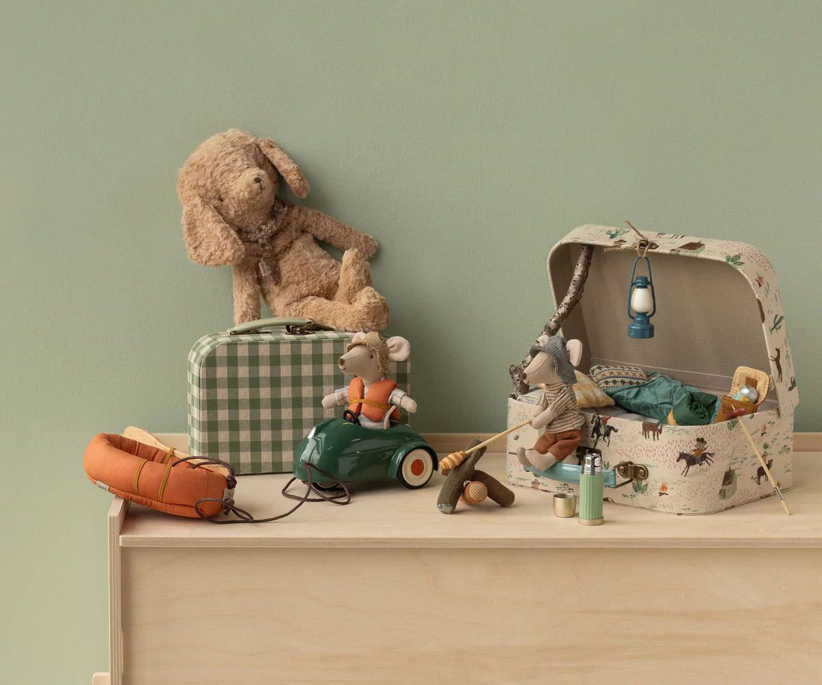 Maileg Car, Mouse - Dark green - Image 2
