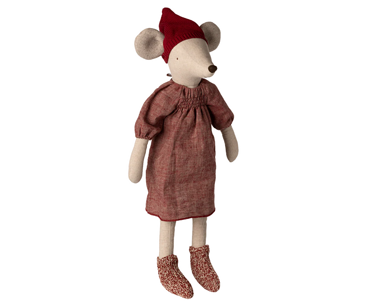 Maileg Christmas mouse, Maxi - Girl - Image 4