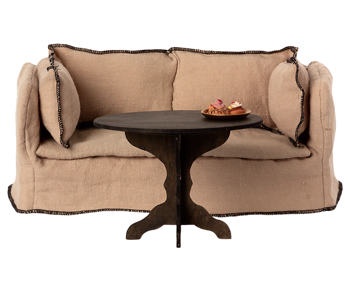 Maileg Coffee Table, Miniature - Anthracite - Image 3