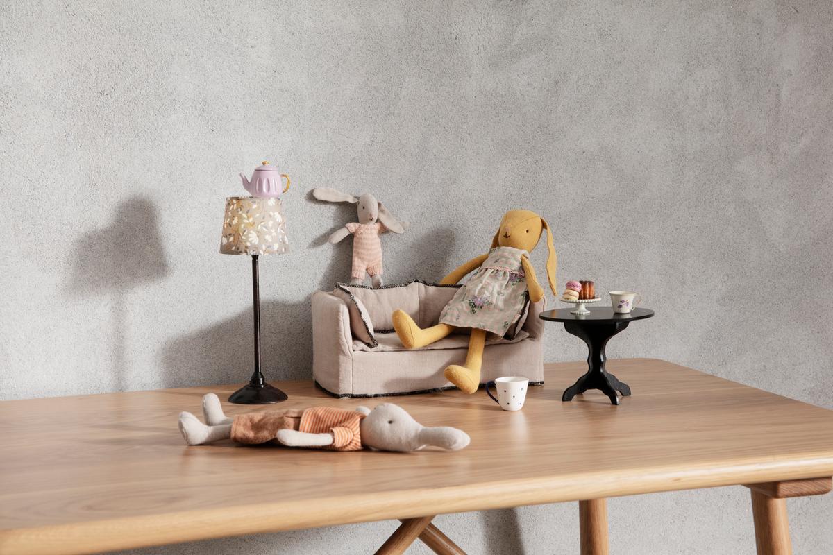 Maileg Coffee Table, Miniature - Anthracite - Image 5