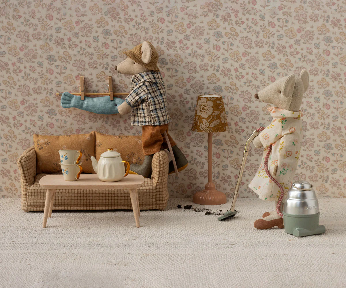 Maileg Coffee table, Mouse - Nature - Image 2