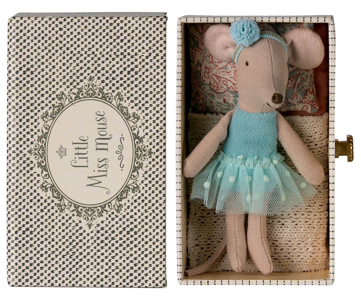 Maileg Dance mouse in daybed, Little sister - Image 3