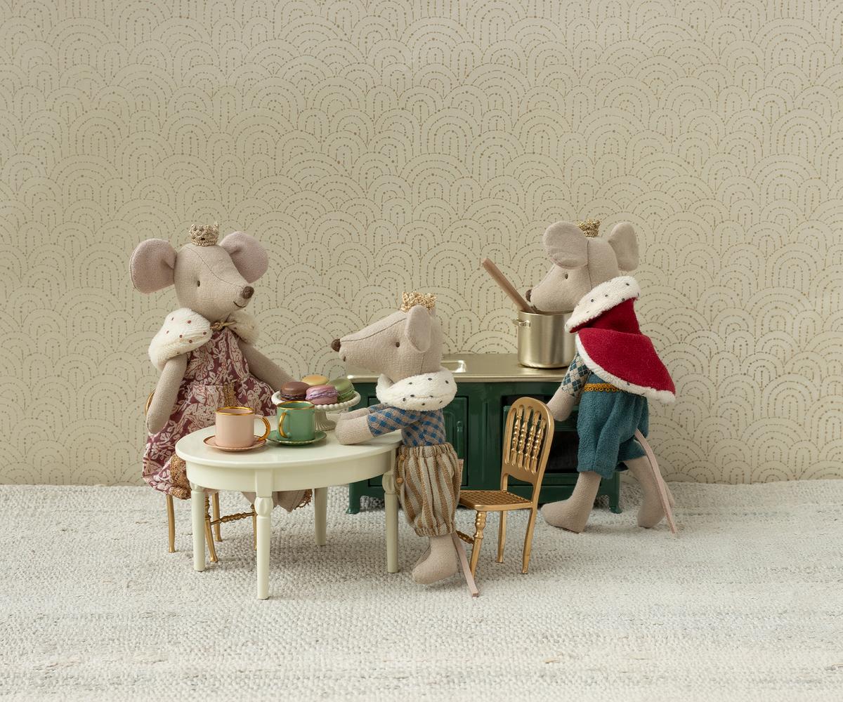 Maileg Gold Chair, Mouse - Image 4