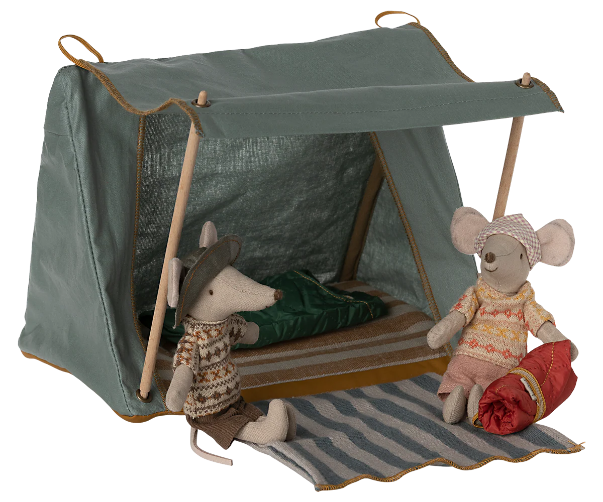 Maileg Happy Camper Tent, Mouse - Image 3