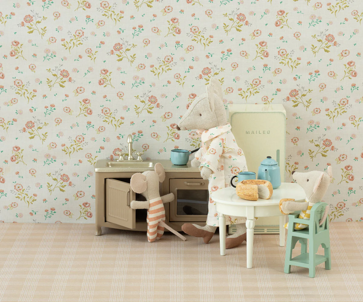 Maileg High Chair, Mouse - Mint - Image 2
