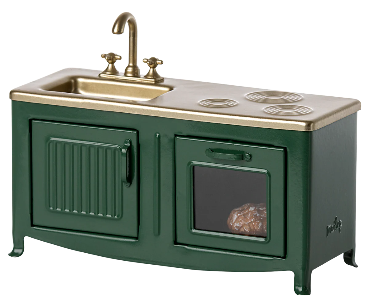 Maileg Kitchen, Mouse - Dark green - Image 5