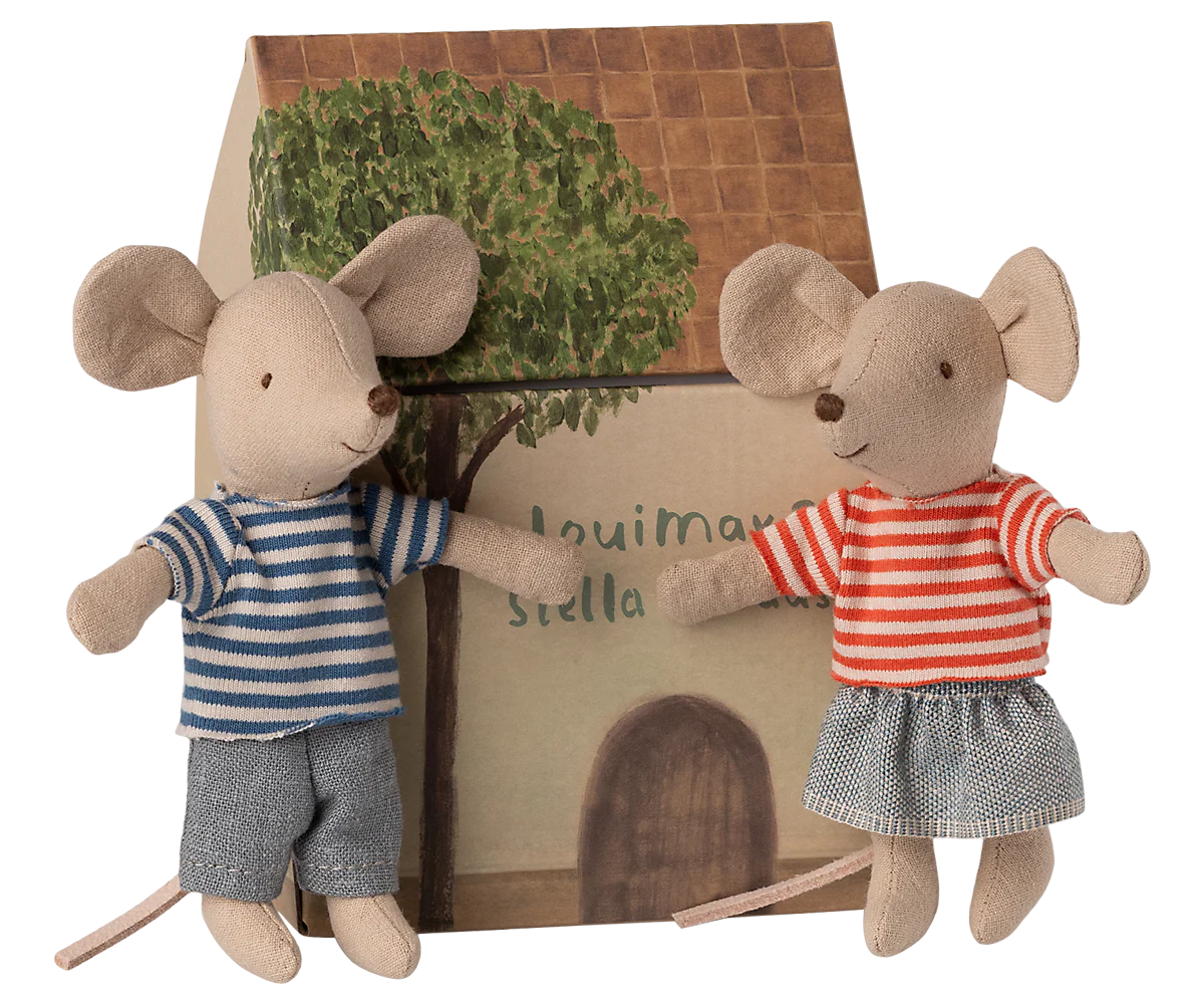 Maileg LouiMax & Stella, Little sister and brother mice - Image 6