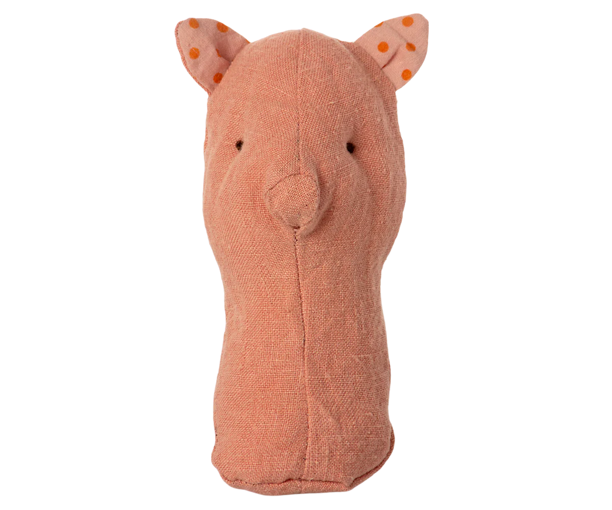Maileg Lullaby Friend Rattles, Piggy - Image 2