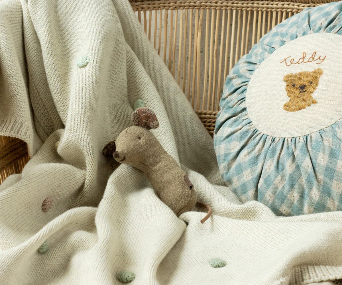 Maileg Lullaby friends, Mouse rattle - Light umber - Image 2