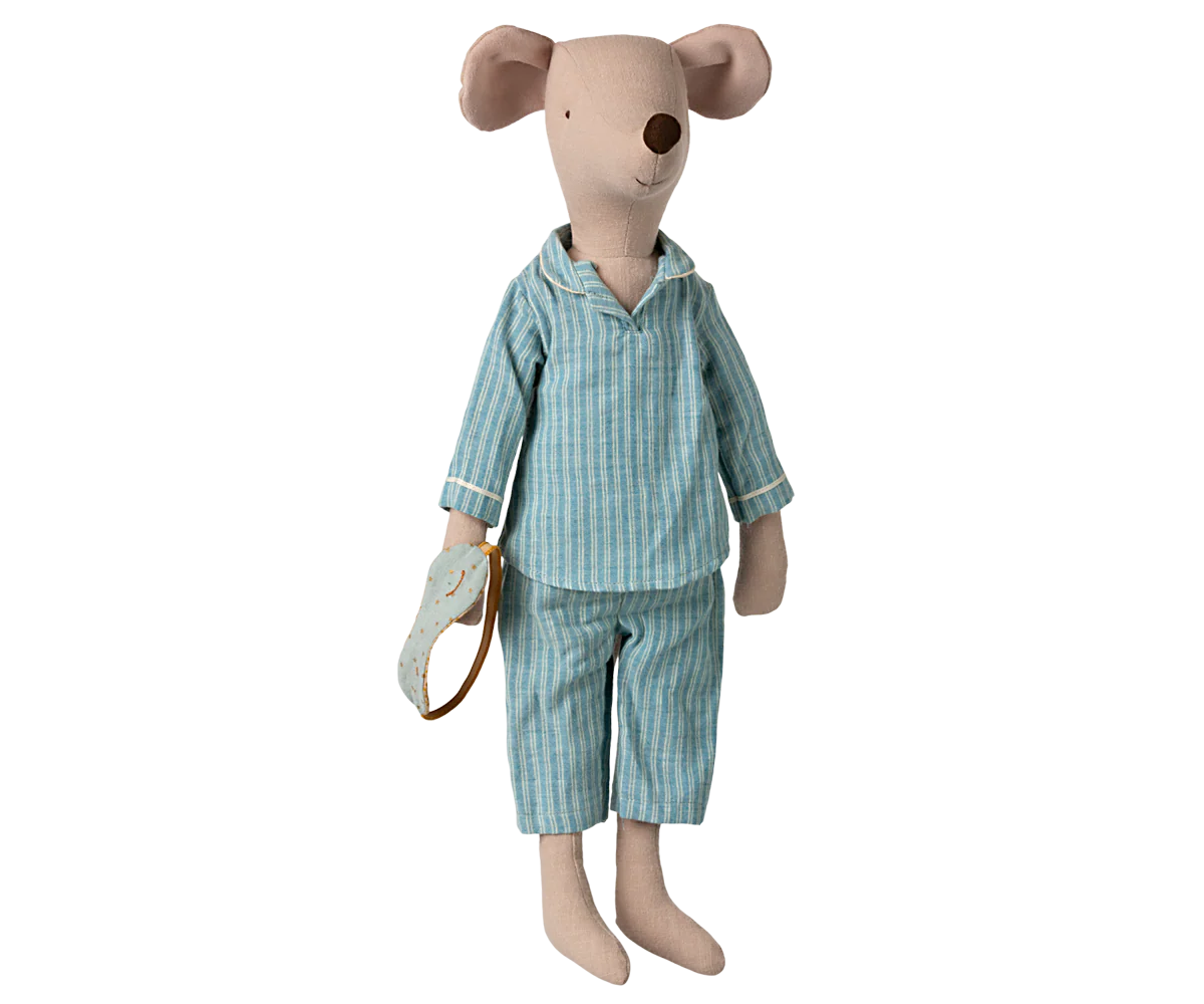 Maileg Maxi Mouse in Pyjamas - Image 4