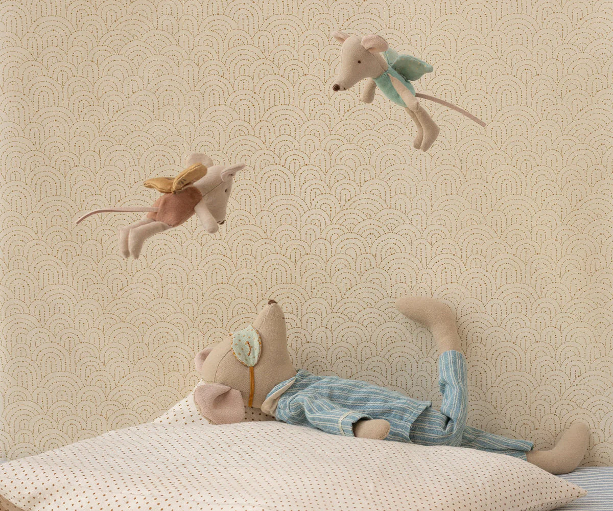 Maileg Medium Mouse in Pyjamas - Image 3