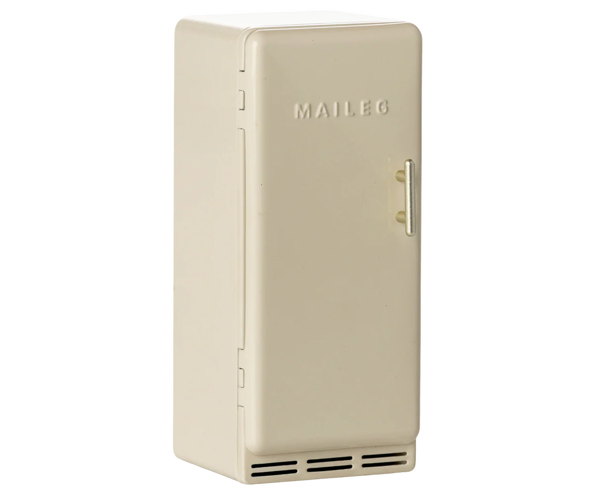 Maileg Metal Fridge, Mouse - Off white - Image 5