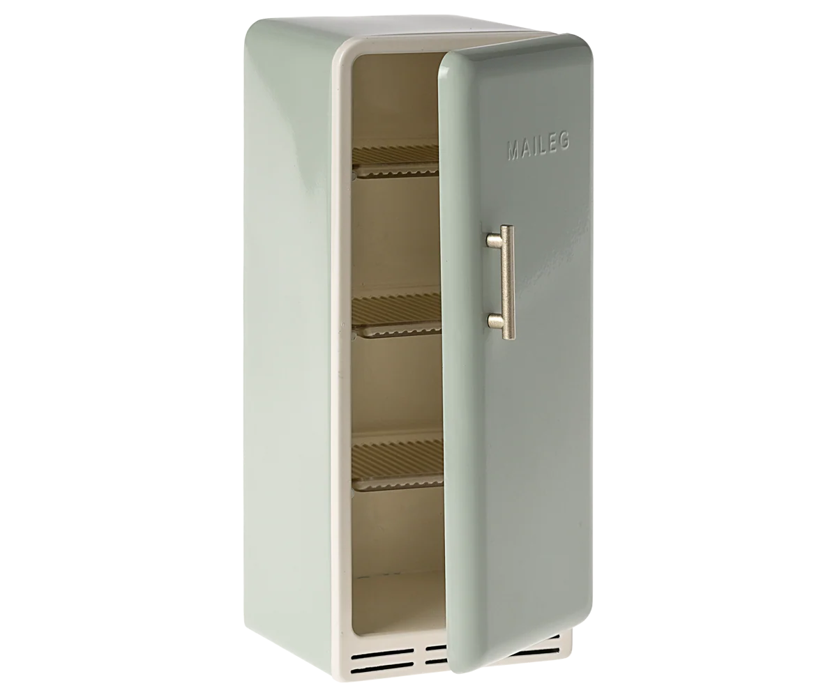 Maileg Miniature Fridge, Mint - Image 2