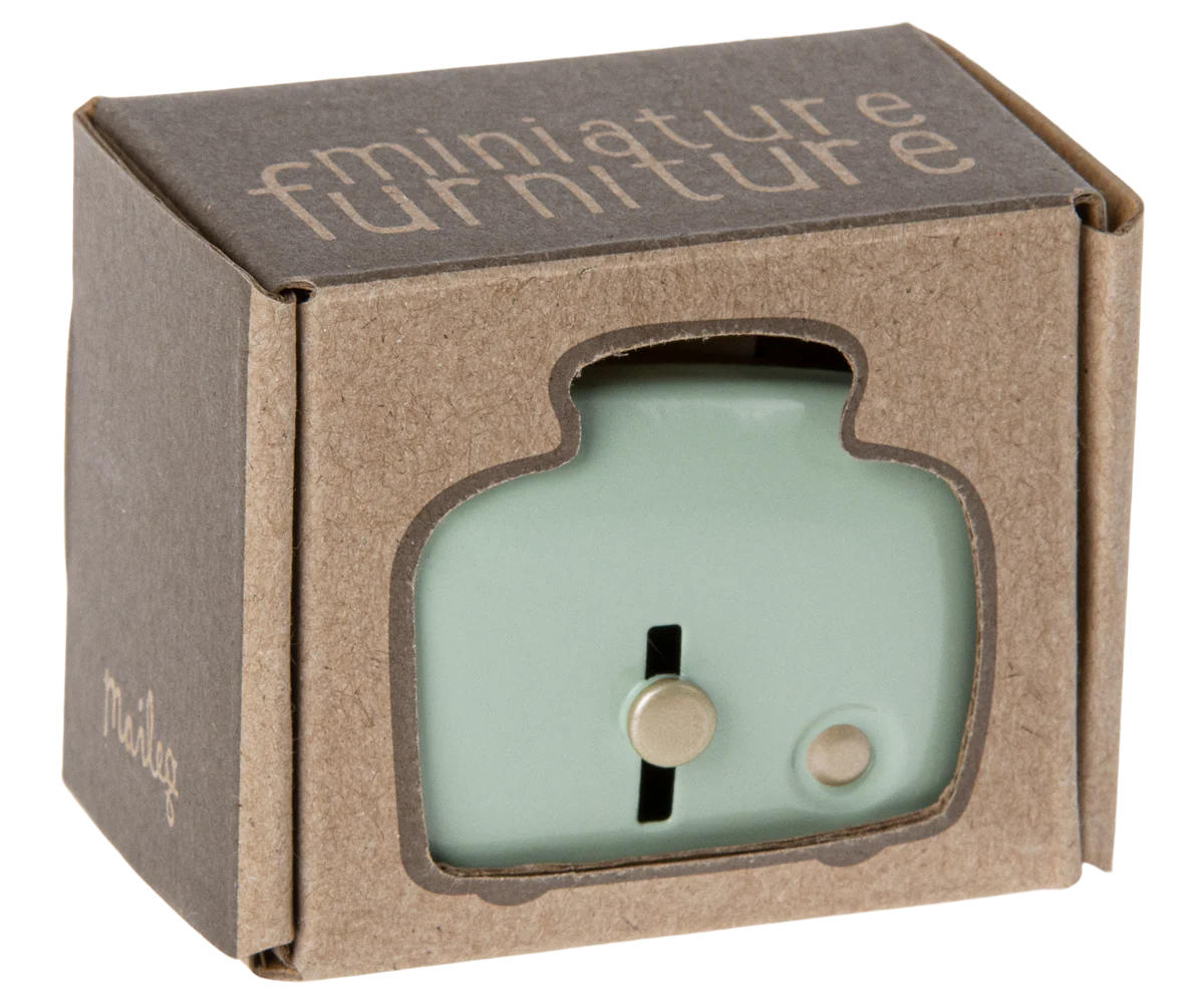 Maileg Miniature Toaster & Bread, Mint - Image 4