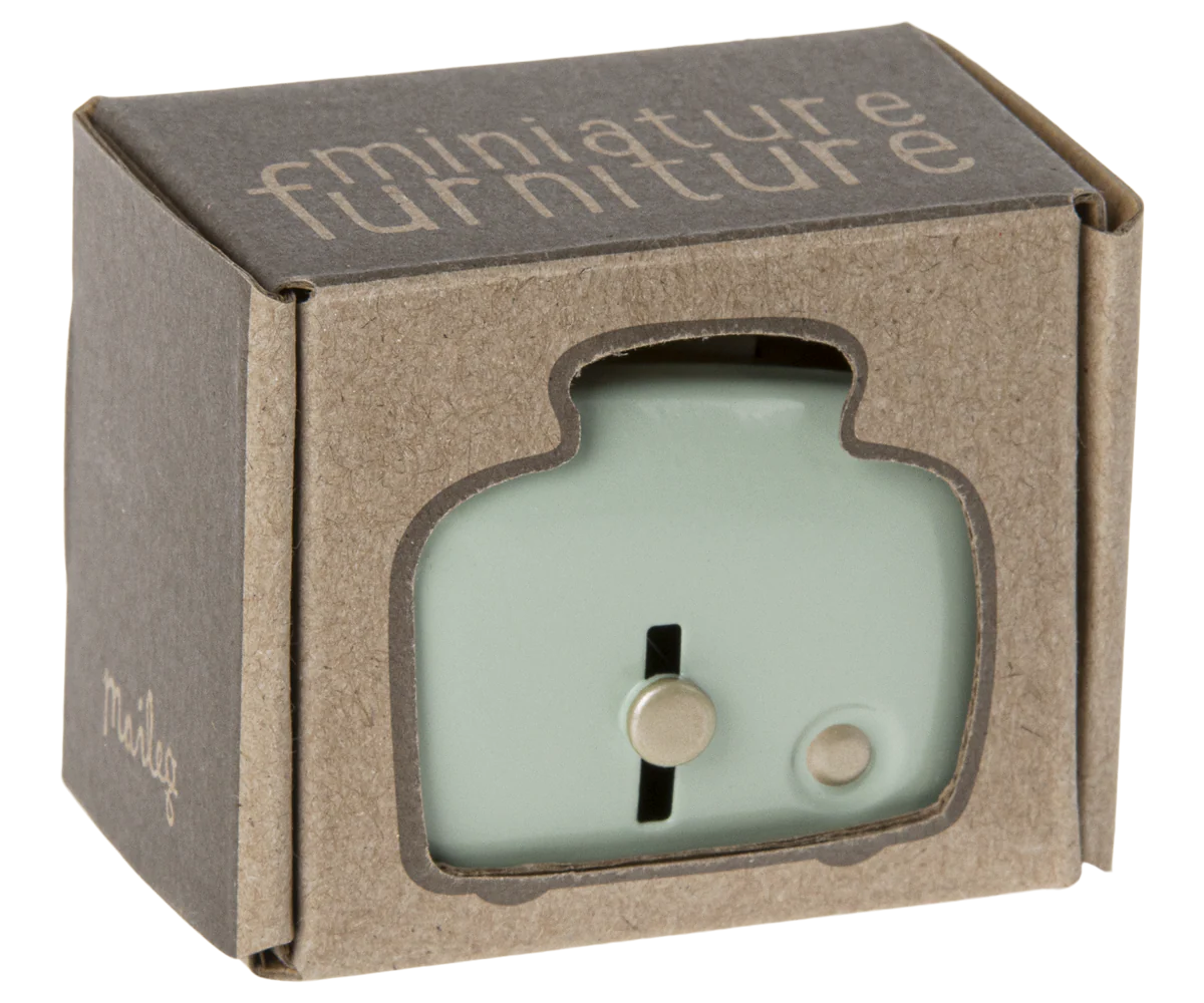 Maileg Miniature Toaster & Bread, Mint - Image 6