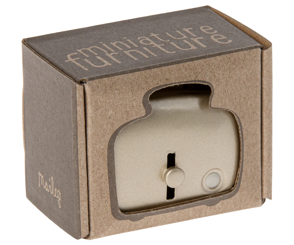 Maileg Miniature Toaster & Bread, Silver - Image 3
