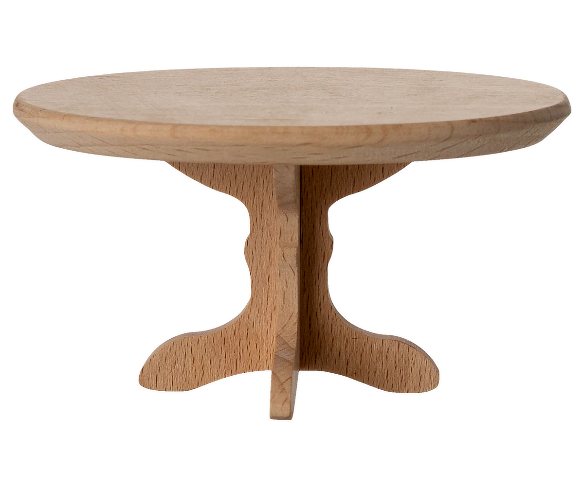 Maileg Oval coffee table, Mouse - Nature - Image 3