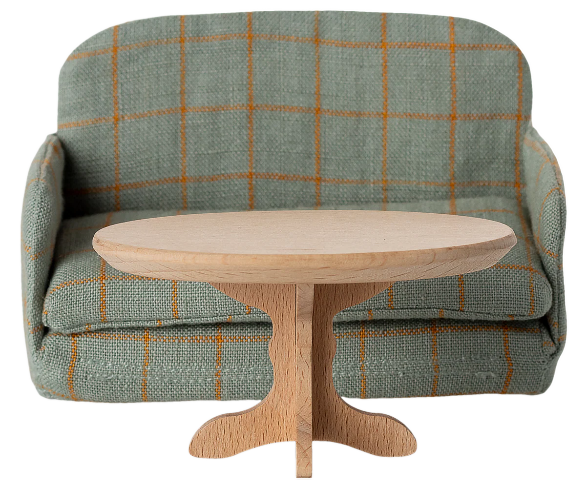 Maileg Oval coffee table, Mouse - Nature - Image 5