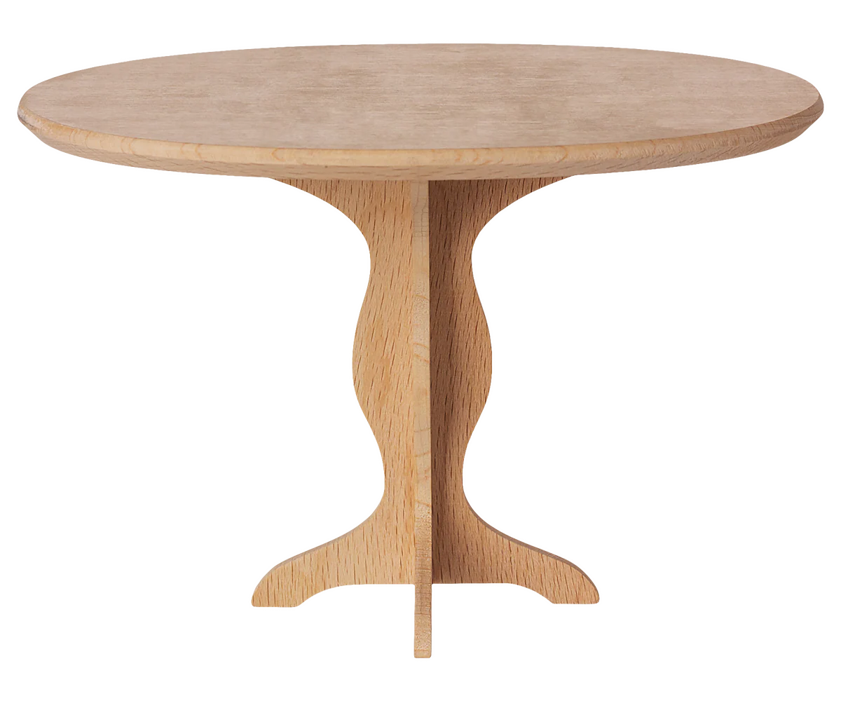 Maileg Oval table, Mini - Nature - Image 3