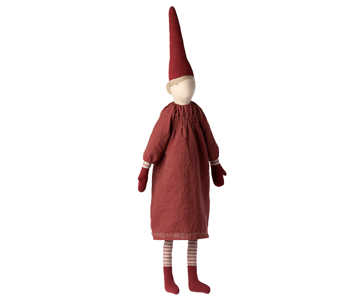 Maileg Pixy Size 6, Girl w/ Dress - Image 2