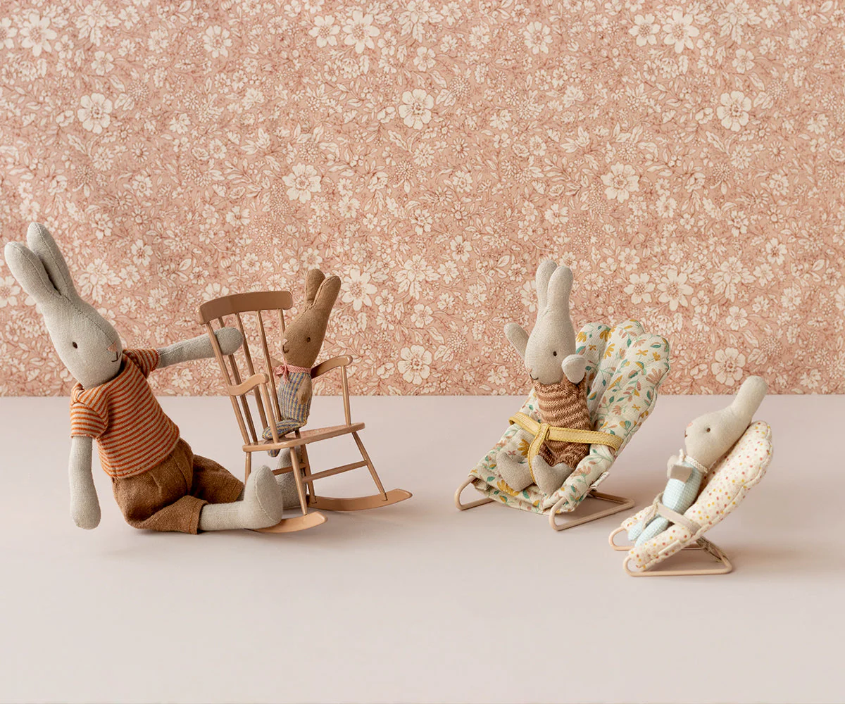 Maileg Rabbit, Micro - Maroon - Image 2