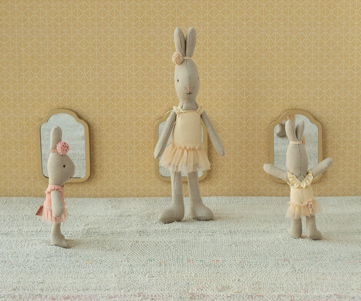 Maileg Rabbit size 1, Classic - Ballet suit and skirt cream - Image 2