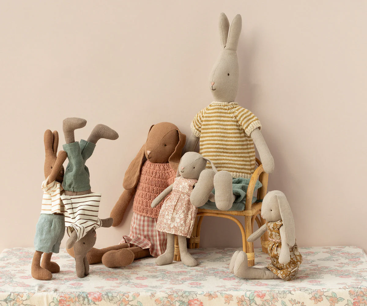 Maileg Rabbit Size 2, Brown - Image 2